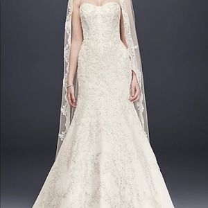 Oleg Cassini Brand New Ivory Wedding Dress